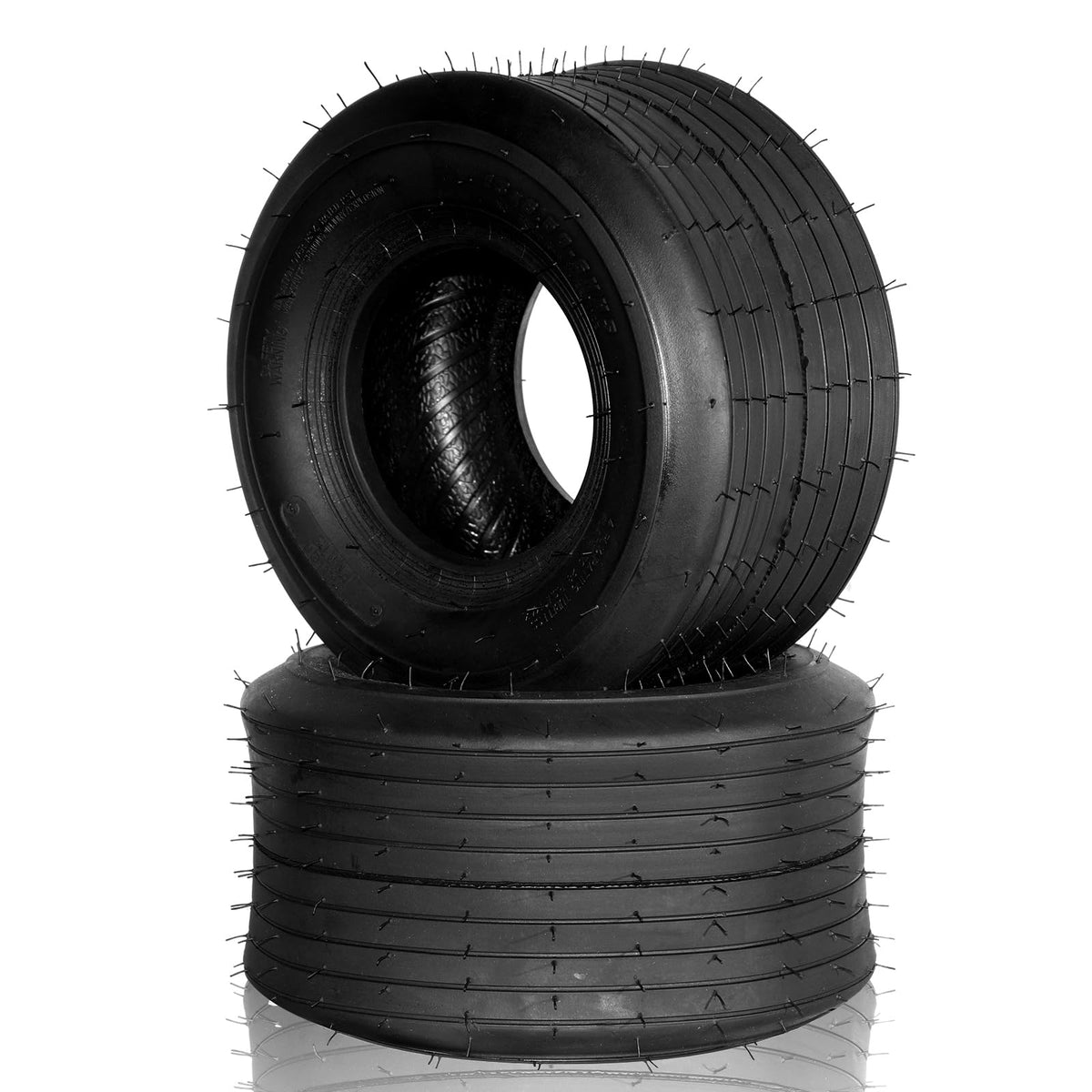 TUFFIOM 20x10.00-8 4PR Lawn Mower Tires Turf Tire Set of 2 for Garden Tractor Riding Lawnmower, Tubeless