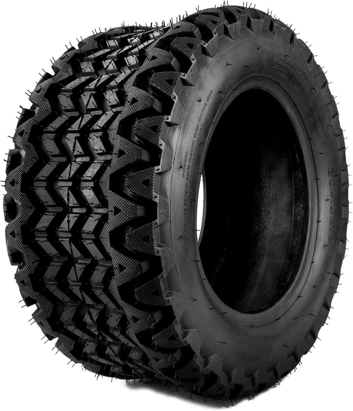 KAX Lawn Mower Golf Cart Turf Tires 23x10.5-12, ATV UTV Tire, 6PR, Set 1