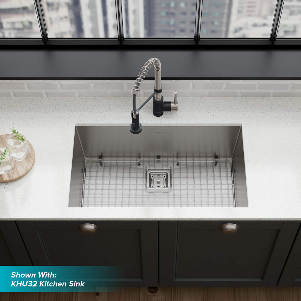 KRAUS Chrome 18.75 in Commercial Pull Down Kitchen Faucet KPF-1610CH