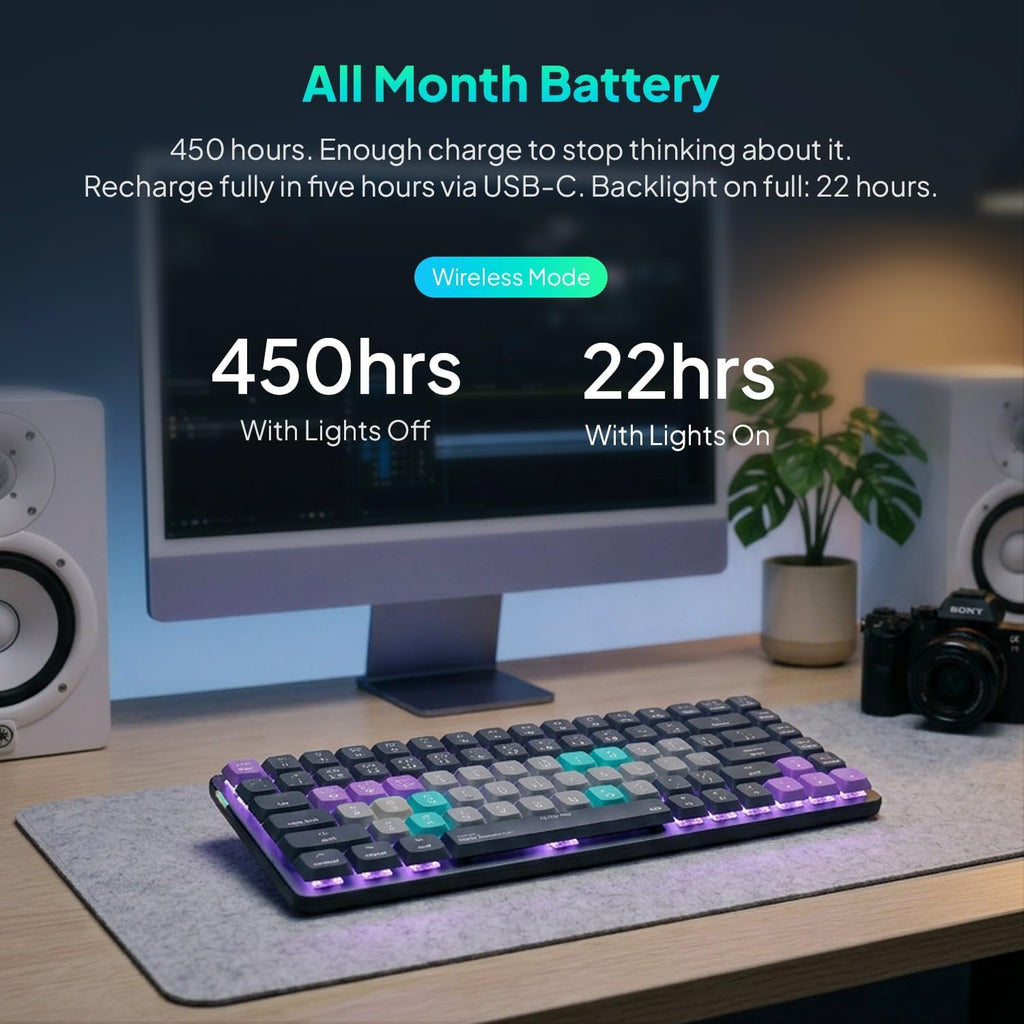 JCPAL Dash Adobe Premiere Pro Wireless Shortcut Keyboard for Mac/PC