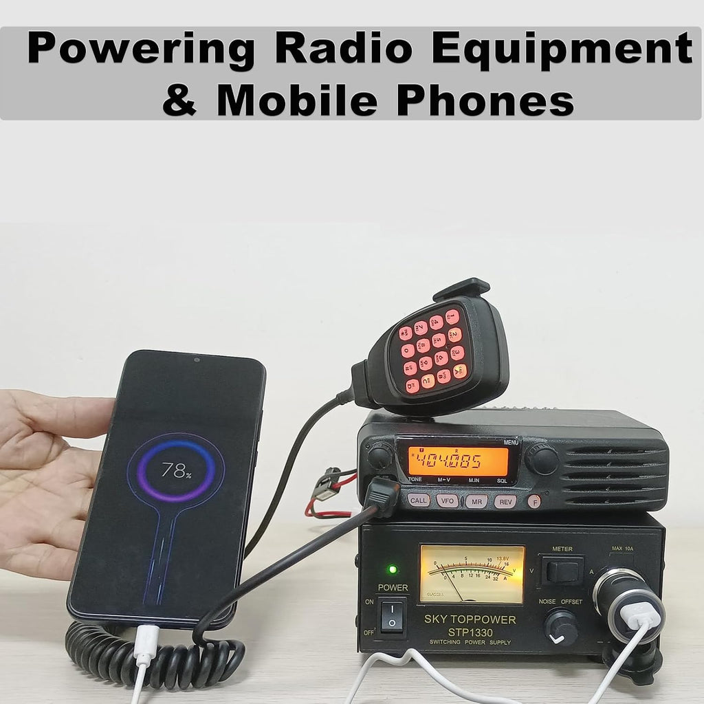 13.8V 30A Power Supply for Ham Radio,Universal Compact PSU