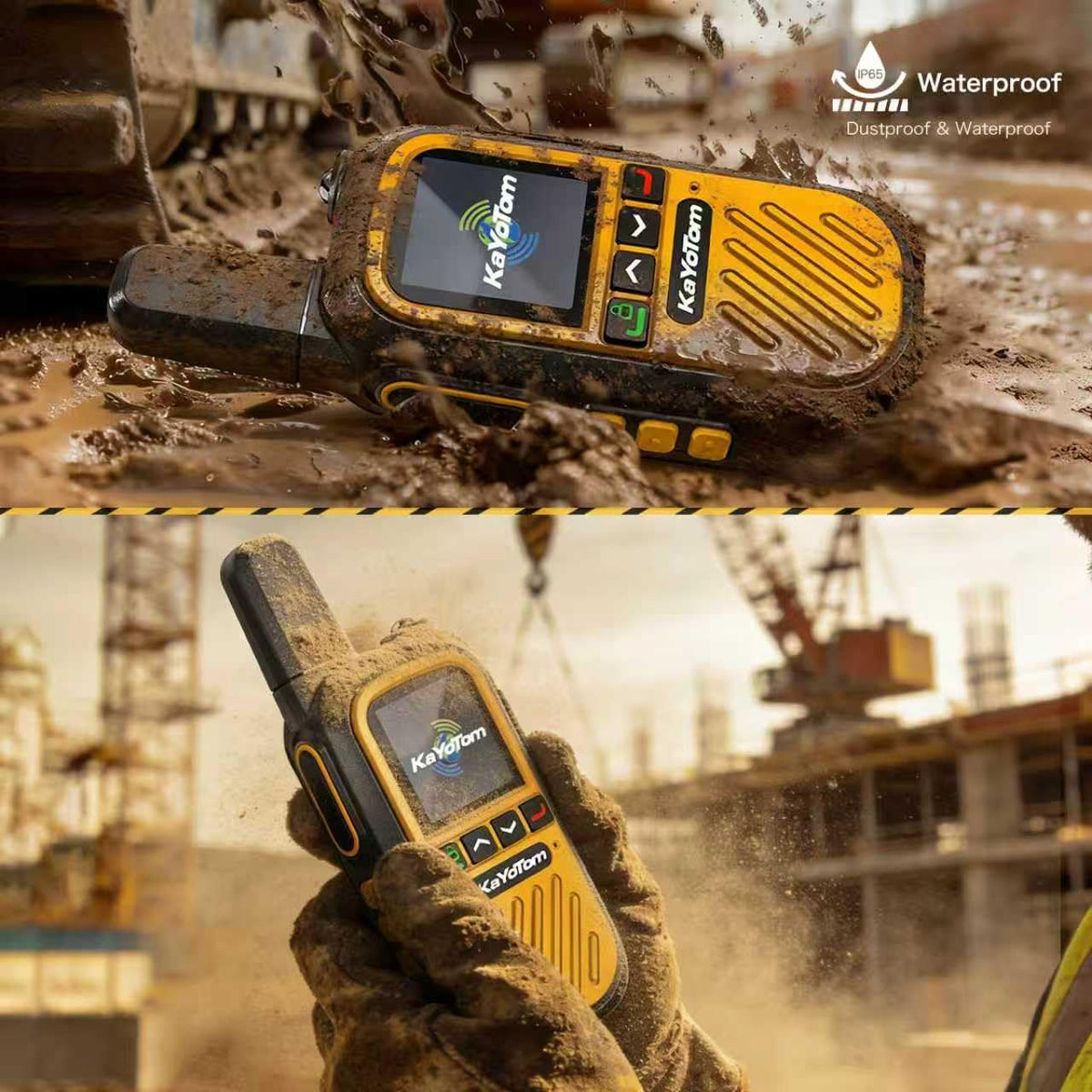 (Lifetime Free) Walkie Talkies Long Range Global Unlimited Range 4G LTE PoC Two-Way Radios (5000+ Miles) Rugged & Dust-Proof Rechargeable for Construction,Truck Fleets,Families (2-Pack and SIM)