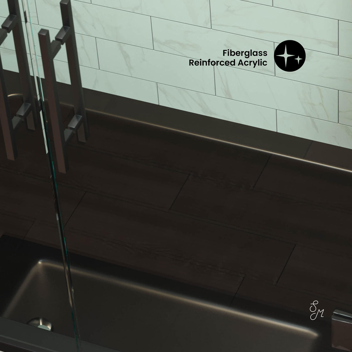Swiss Madison Voltaire 66" x 36" Reversible Drain Drop-In Bathtub
