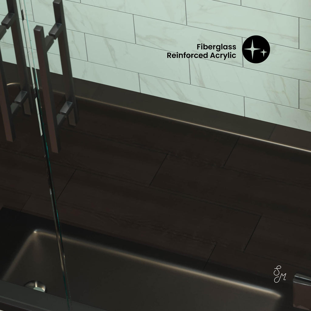 Swiss Madison Voltaire 66" x 36" Reversible Drain Drop-In Bathtub