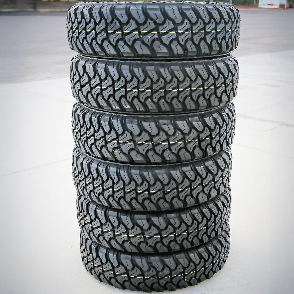 6 x Accelera M/T-01 LT235/80R17 120/117Q Mud Terrain E (10 Ply) Tires