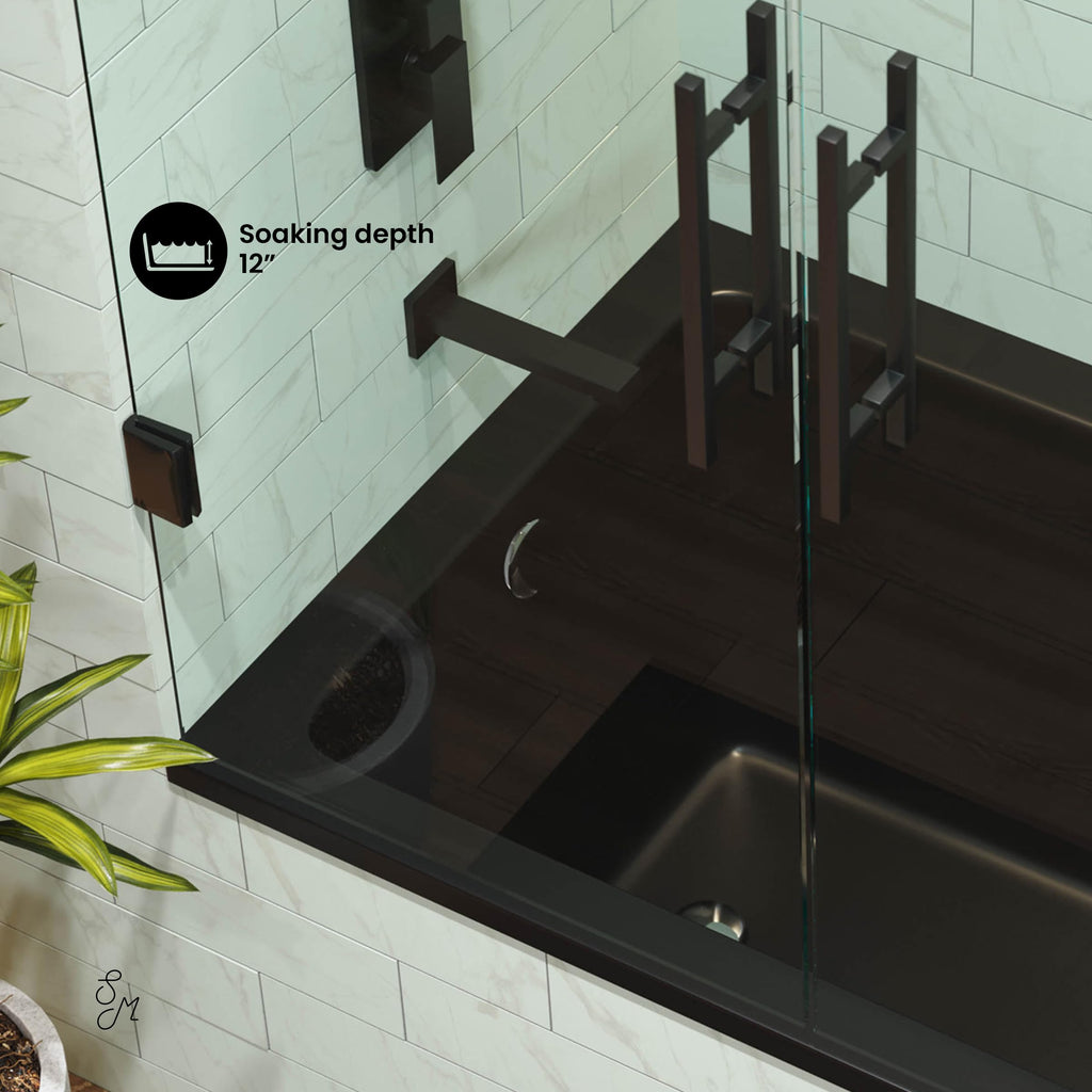 Swiss Madison Voltaire 66" x 36" Reversible Drain Drop-In Bathtub