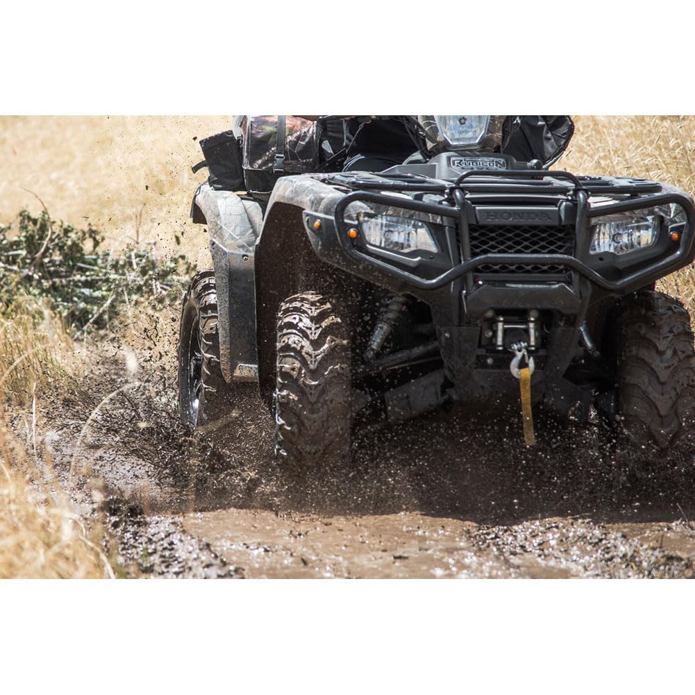 Tusk Mud Force ATV Tire Set ¨C 25x8-12 Front & 25x10-12 Rear ¨C Durable Off-Road Quad Tires Set of 4