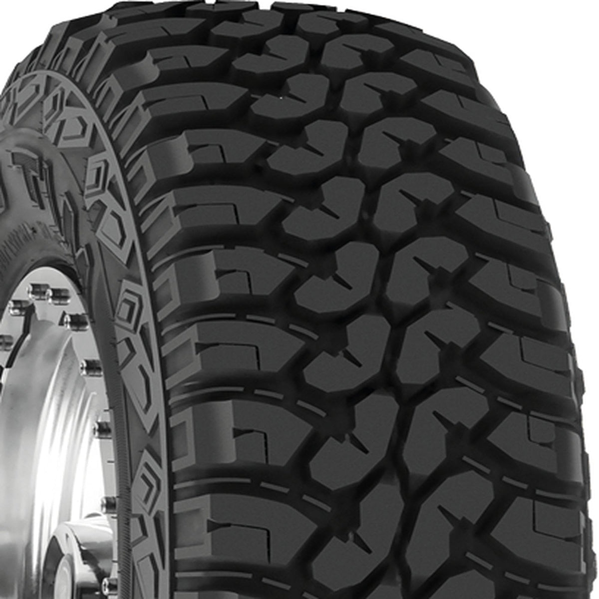 Forceum M/T 08 Plus Mud Off-Road Light Truck Radial Tire-LT265/70R17 265/70/17 265/70-17 121/118P Load Range E LRE 10-Ply BSW Black Side Wall