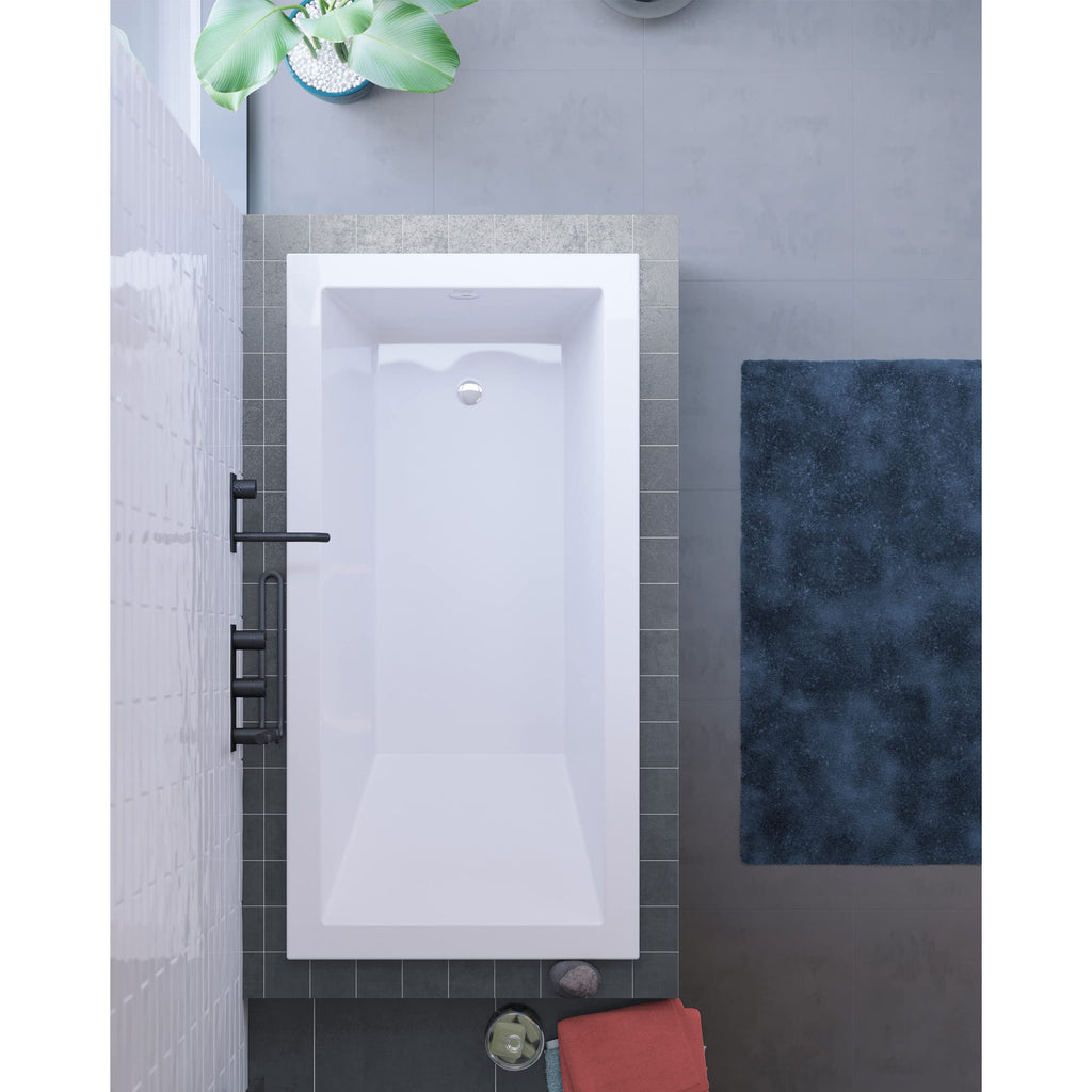 Swiss Madison Voltaire 66" x 36" Reversible Drain Drop-In Bathtub