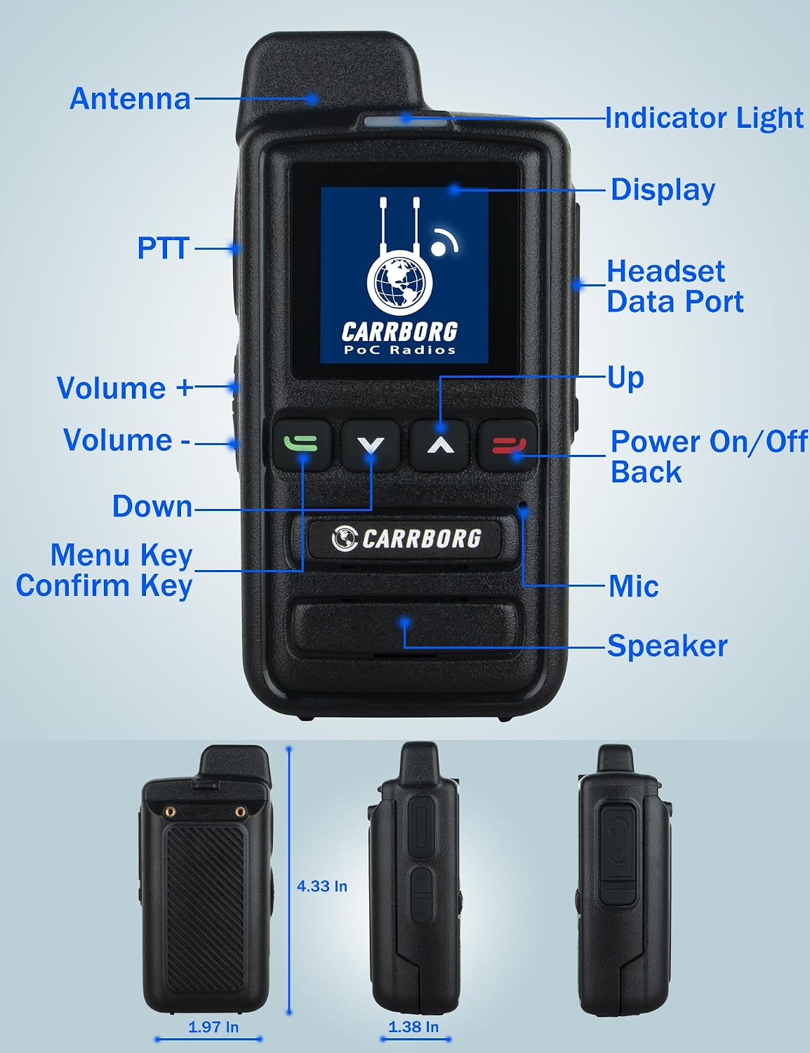 Lifetime Free Global Rapid Walkie Talkies Unlimited Range Two Way Radios