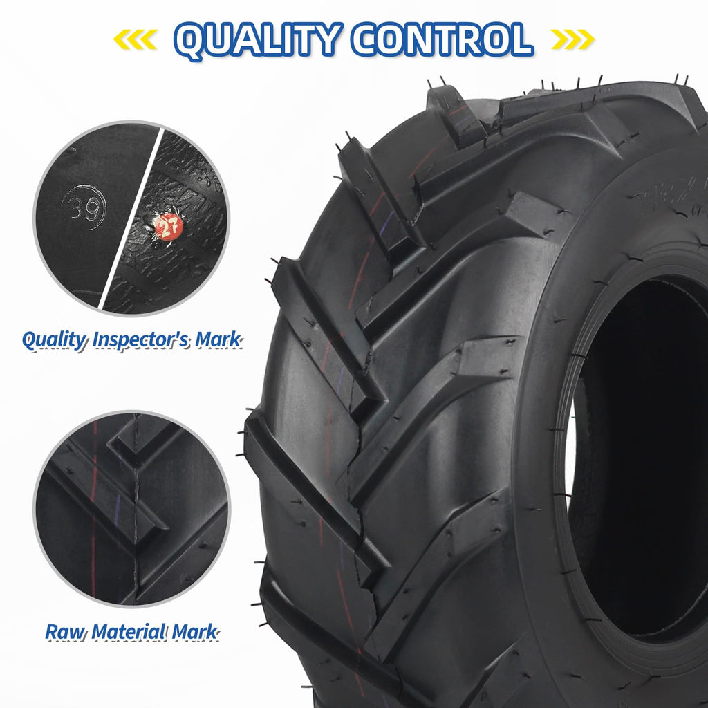 GICOOL 20x10.00-8 Ag Lug High-Traction Lawn Mower Tubeless Tire, 4 Ply