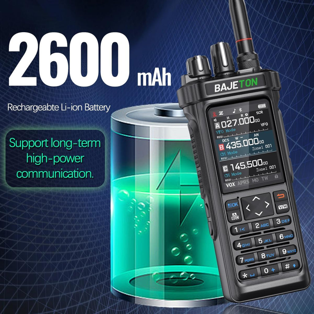 Ham Radio Handheld CB Radio10W APRS GPS APP Programming AM/FM/SW/MW/LW