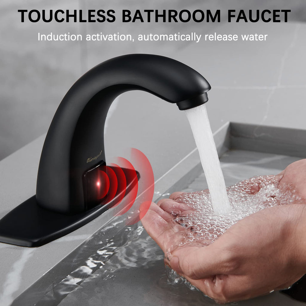 Charmingwater Touchless Bathroom Sink Faucet