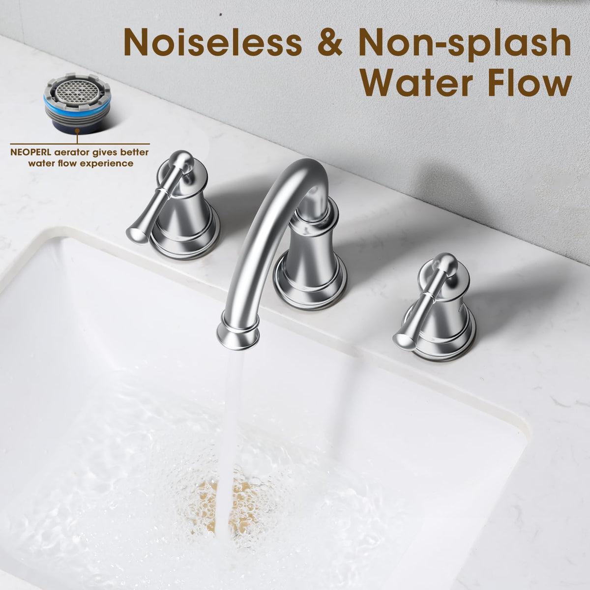 Gold Bathroom Faucet,Bathroom Faucet 3 Hole,Bathroom Sink Faucet