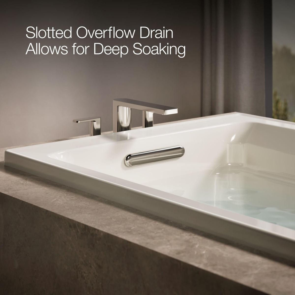 Kohler 1125-0 ArcherÂ® 72" x 36" drop-in bath, White