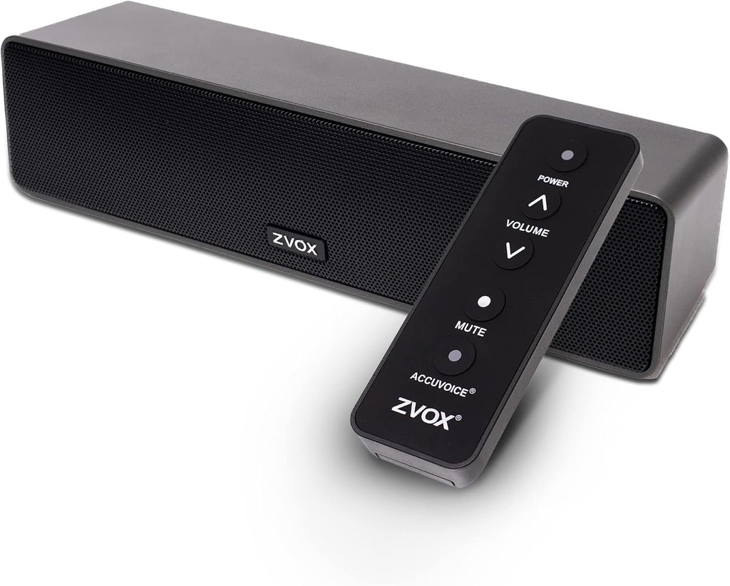 ZVOX AccuVoice AV100 Dialogue Clarifying Soundbar- 6 Levels of Voice Boost