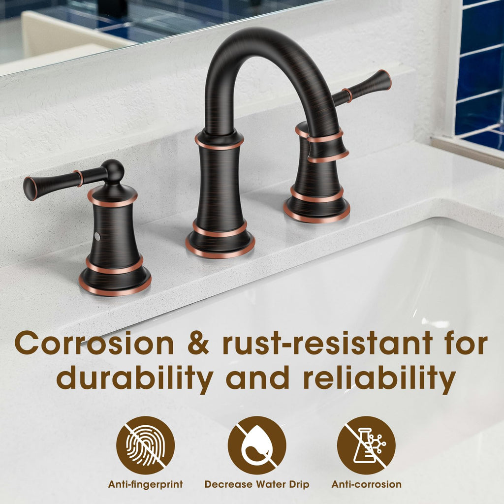 Gold Bathroom Faucet,Bathroom Faucet 3 Hole,Bathroom Sink Faucet