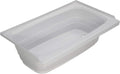 Lippert Replacement 24" x 40" White Bathtub with Right Drain, Scratch-Resistant ABS Acrylic for RVs, Travel Trailers, 5th Wheels, Motorhomes - W2440RHSPK