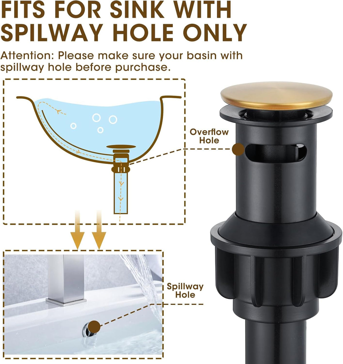 Gold Bathroom Faucet,Bathroom Faucet 3 Hole,Bathroom Sink Faucet