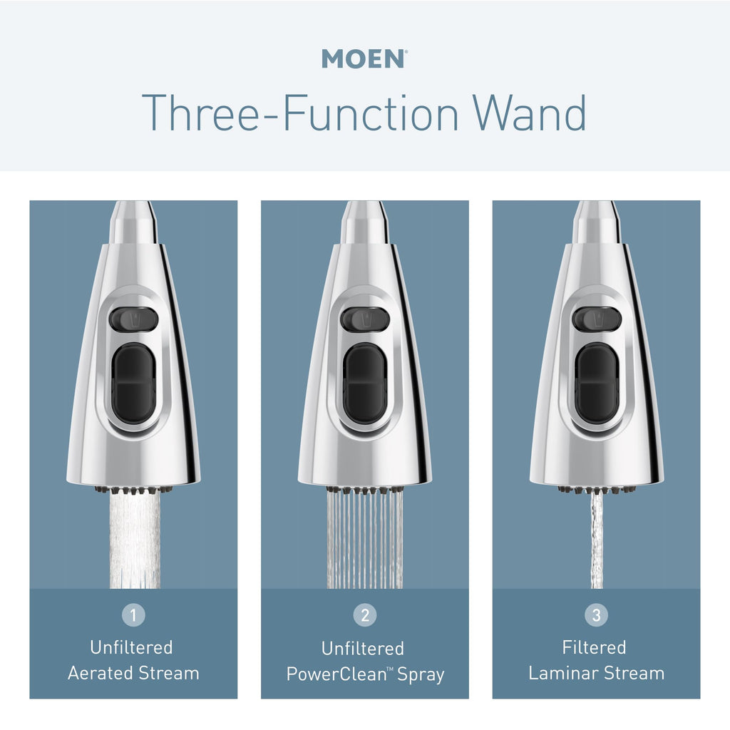 Moen Weymouth Oil Rubbed Bronze Motionsense Wave Touchless Kitchen Faucet, Traditional Spring Kitchen Sink Faucet with Pulldown Sprayer and Hands-Free Sensor, S73104EWORB
