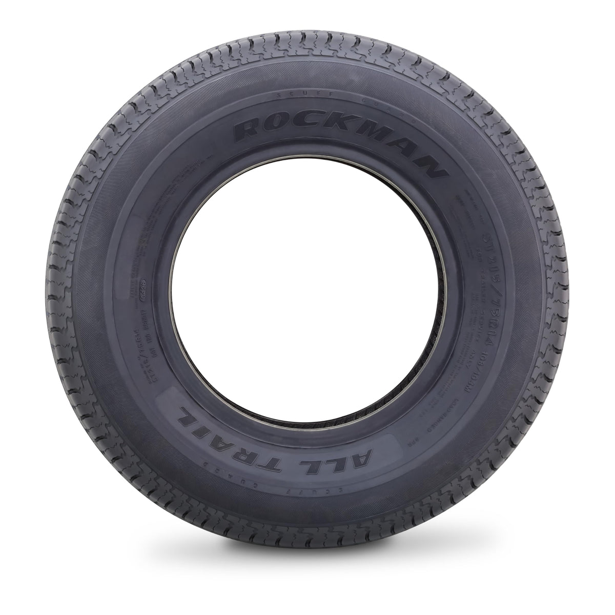 ROCKMAN Trailer Tire ST205/75R15 8-Ply Load Range D 107M Radial 11166, Set4