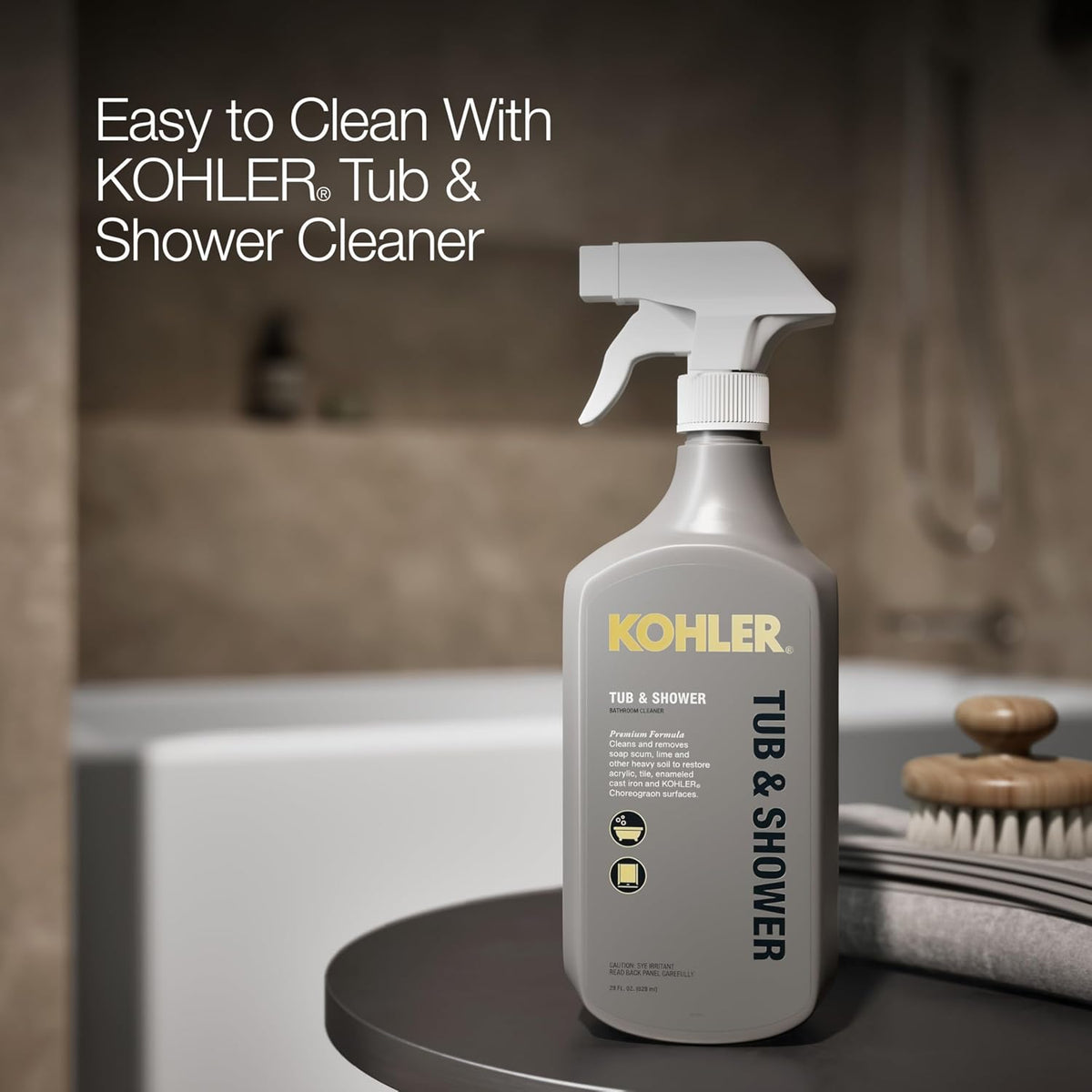 Kohler 60" x 32" alcove bath with integral apron, integral flange, and right-hand drain