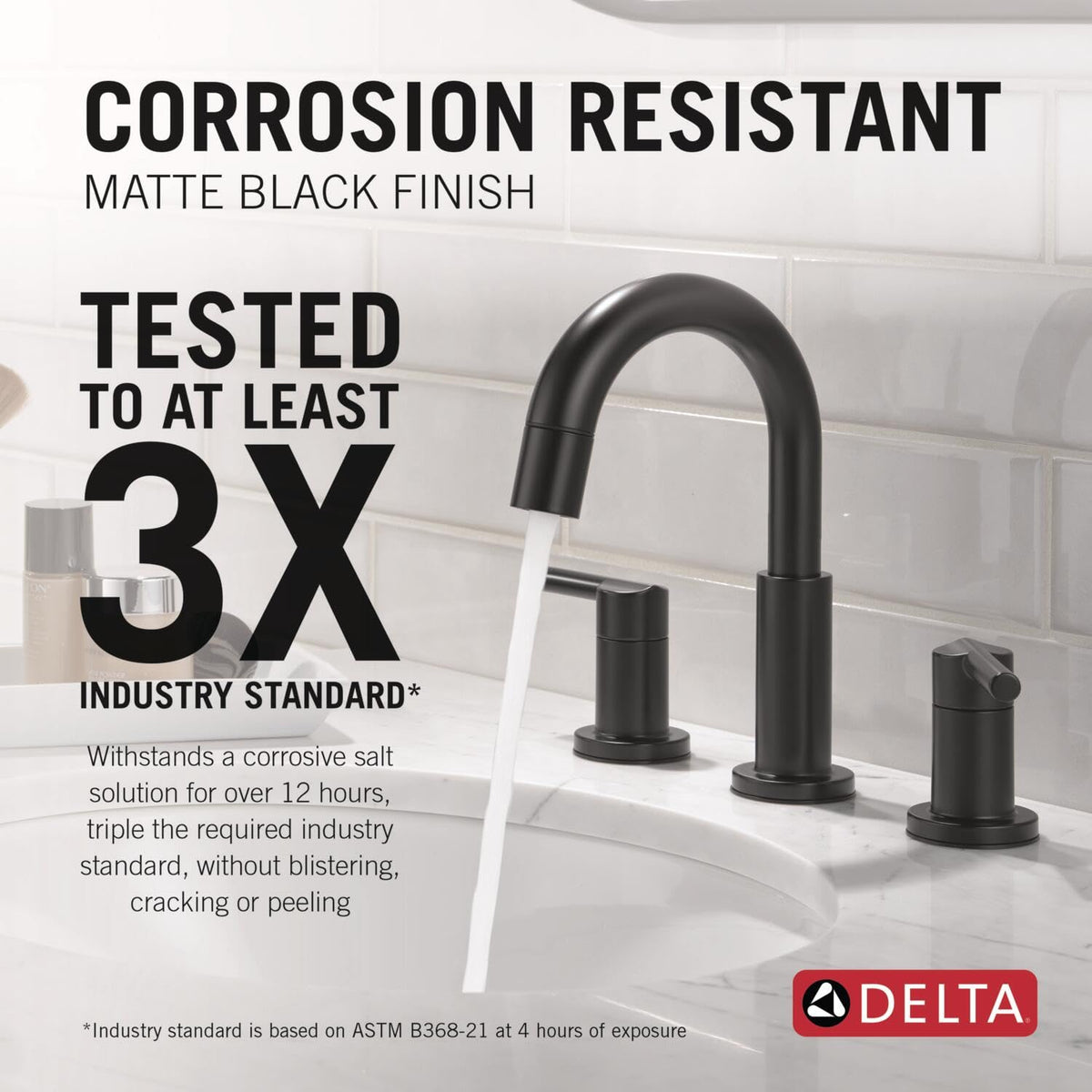 Delta Nicoli Brushed Gold Faucet 3 Hole, 8 Inch Widespread Bathroom Sink Faucet for Vanity, Push-Pop Drain Assembly, Champagne Bronze 35749LF-CZ