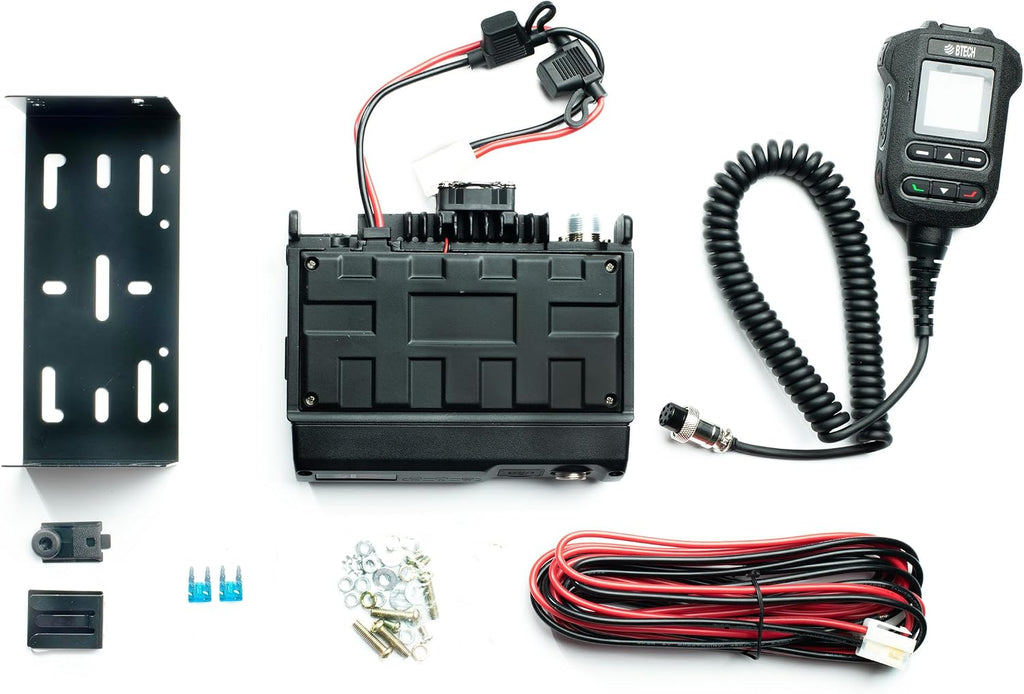BTECH GMRS-50PRO IP54 Weatherproof 50-Watt GMRS Base Station Radio with Bluetooth, GPS, NOAA, and Advanced Features, Dual Band (VHF/UHF) Scanner, Long Range Two-Way GMRS Walkie Talkie