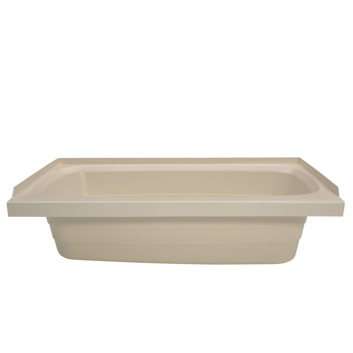 Lippert Replacement 24" x 40" White Bathtub with Right Drain, Scratch-Resistant ABS Acrylic for RVs, Travel Trailers, 5th Wheels, Motorhomes - W2440RHSPK