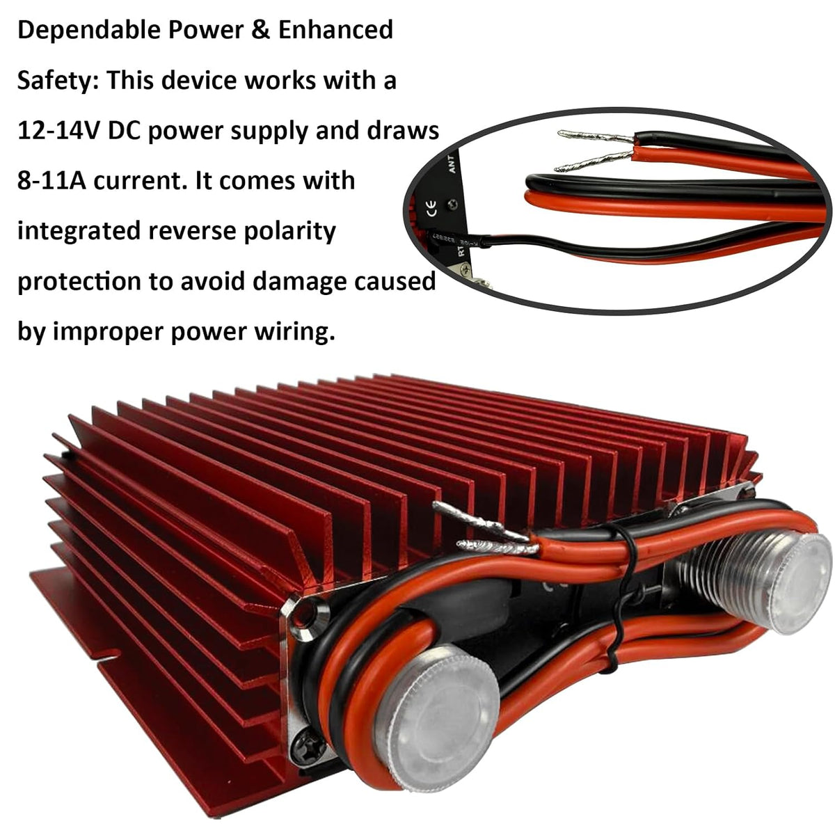 BJ-200 Linear Power AMP, 3-30MHz Radio AMP 50W FM 100W AM 150W SSB for 3-5W Input 2-Way Radio Transceiver, 13.8V
