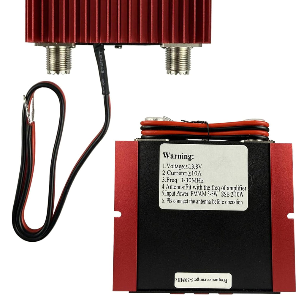 BJ-200 Linear Power AMP, 3-30MHz Radio AMP 50W FM 100W AM 150W SSB for 3-5W Input 2-Way Radio Transceiver, 13.8V