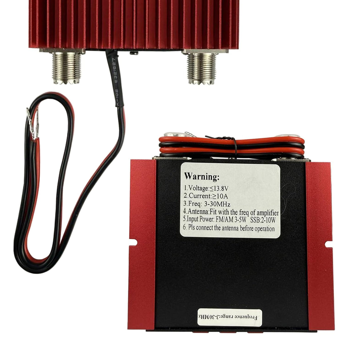 BJ-200 Linear Power AMP, 3-30MHz Radio AMP 50W FM 100W AM 150W SSB for 3-5W Input 2-Way Radio Transceiver, 13.8V