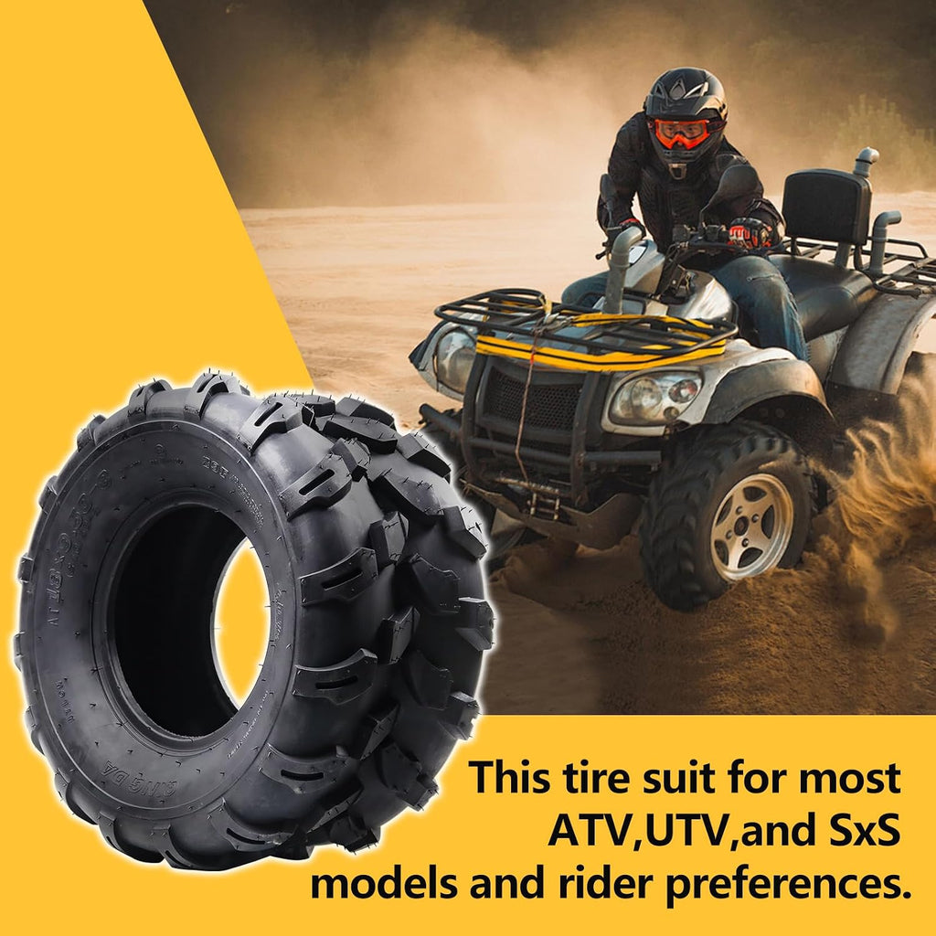 Set of 2-18x9.50-8, 4PR All-Terrain ATV/UTV Tires Tubeless