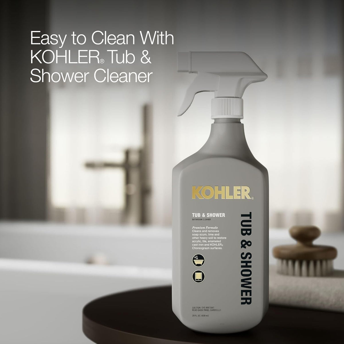 Kohler 6367-0 StargazeÂ® 72" x 36" freestanding bath with fluted shroud, White