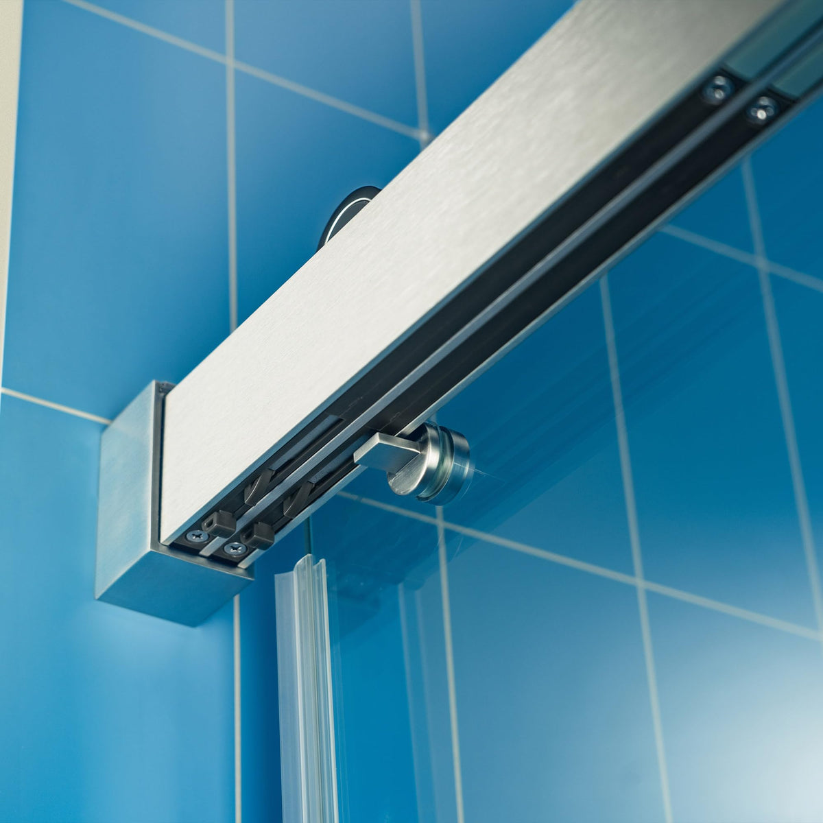 Woodbridge 56-60" W x 62" H Frameless Bathtub Shower Door,Double Sliding Soft-Close Doors,3/8(10mm) Tempered Glass with Explosion Proof Film in Brushed Bronze Finish
