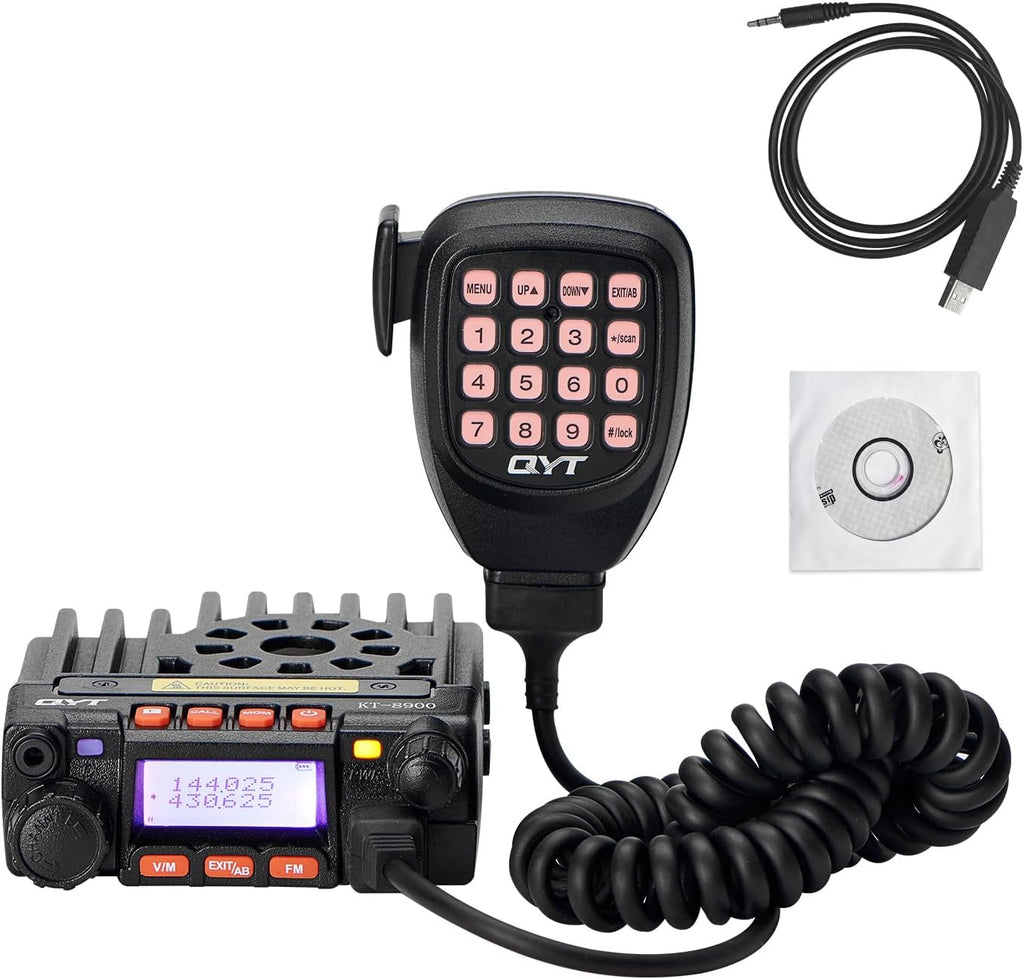 QYT KT-8900 25W GMRS Mobile Radio & Base Station,Long Range Two-Way Radio