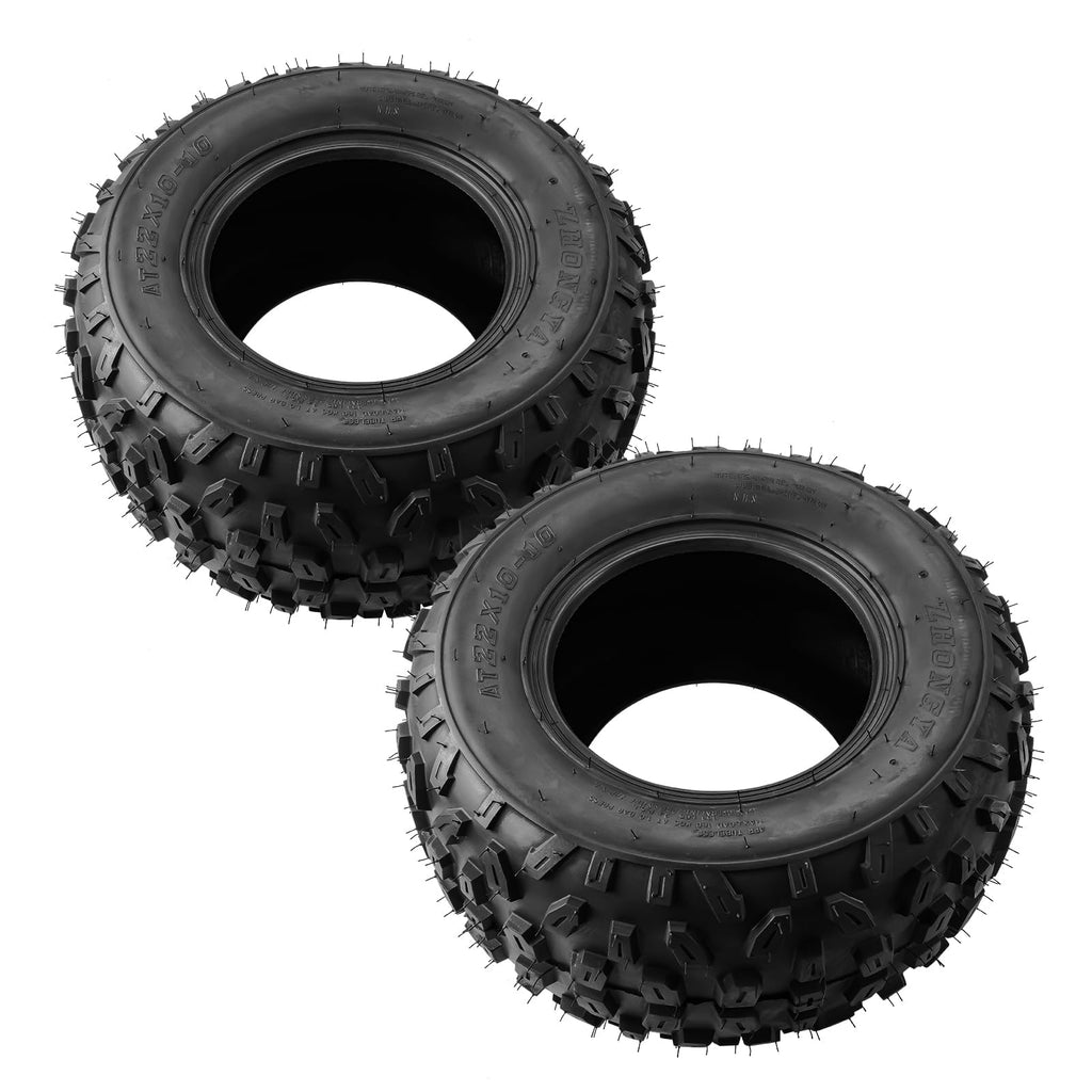 KAX Lawn Mower Golf Cart Turf Tires 23x10.5-12, ATV UTV Tire, 6PR, Set 1
