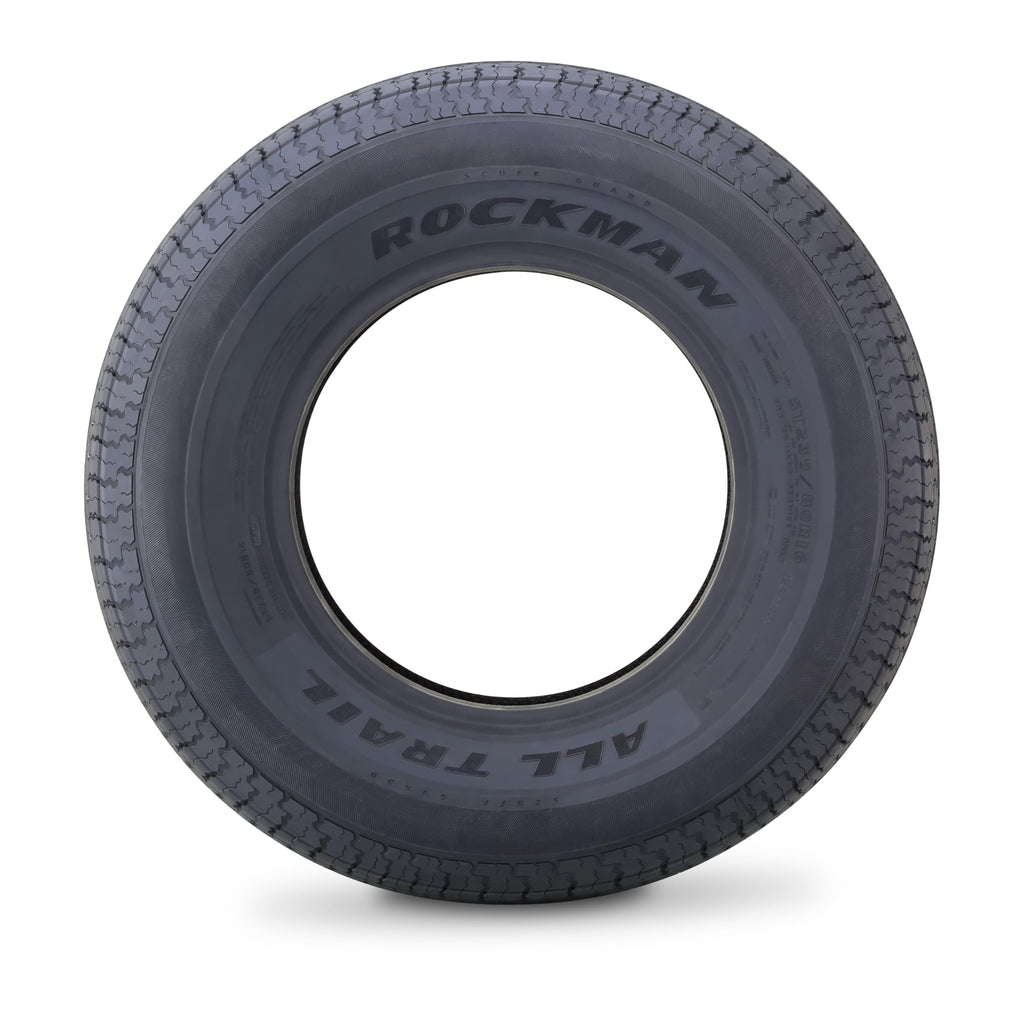 ROCKMAN Trailer Tire ST205/75R15 8-Ply Load Range D 107M Radial 11166, Set4