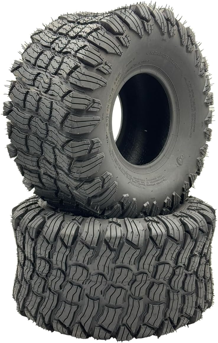 Set of 2-20x10.00-8 4-Ply Reaper Turf Tire