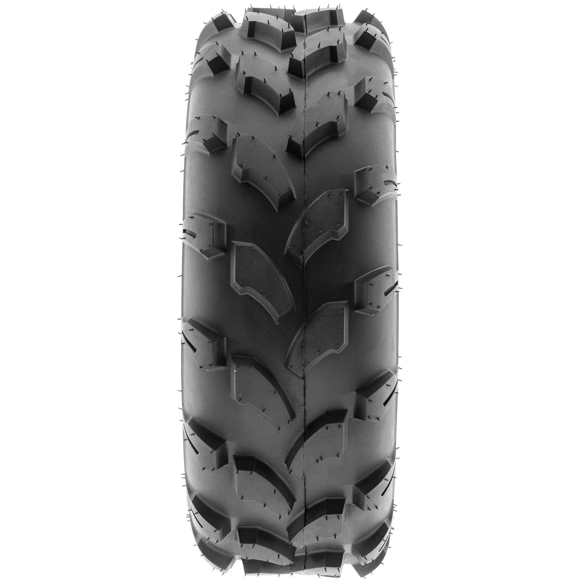 SunF Set of 2 ATV Tires 20x10.00-8, 20x10x8 Lawn Mower Off-Road Tires 6 Ply Directional Knobby Tread-A003