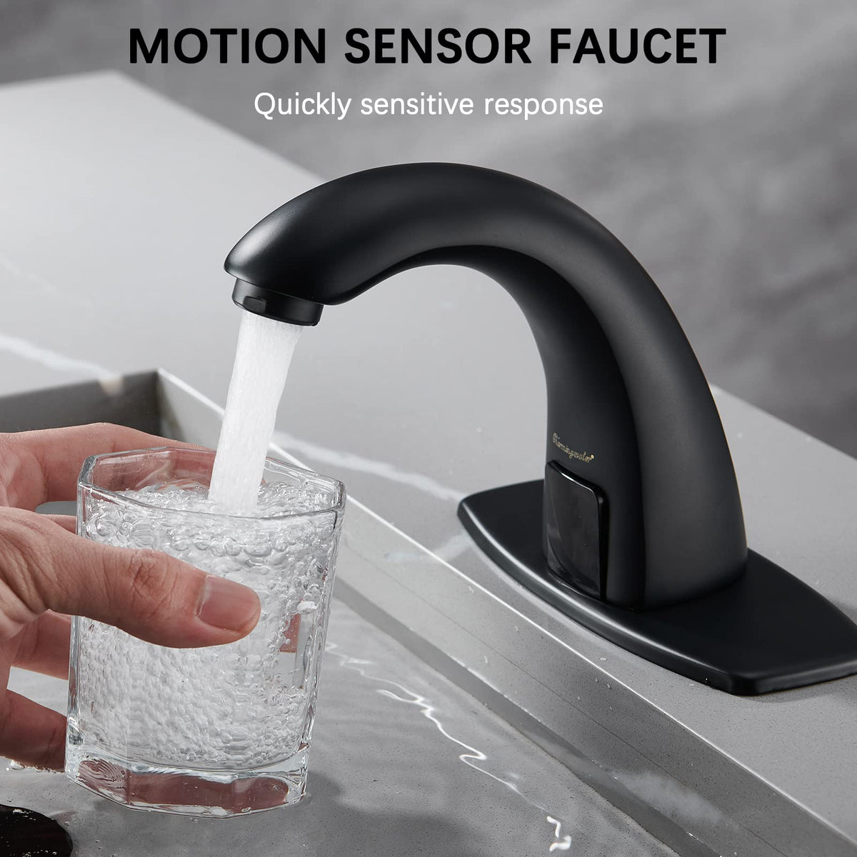 Charmingwater Touchless Bathroom Sink Faucet