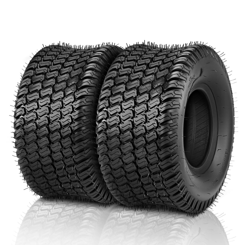 TUFFIOM 20x10.00-8 Lawn Mower Tires 2 Pack, 4PR 20x10x8 Tubeless Lawn Tractor Tires,1190 lbs Capacity Garden Tires, Compatible With Most Lawn & Garden Utility Vehicles