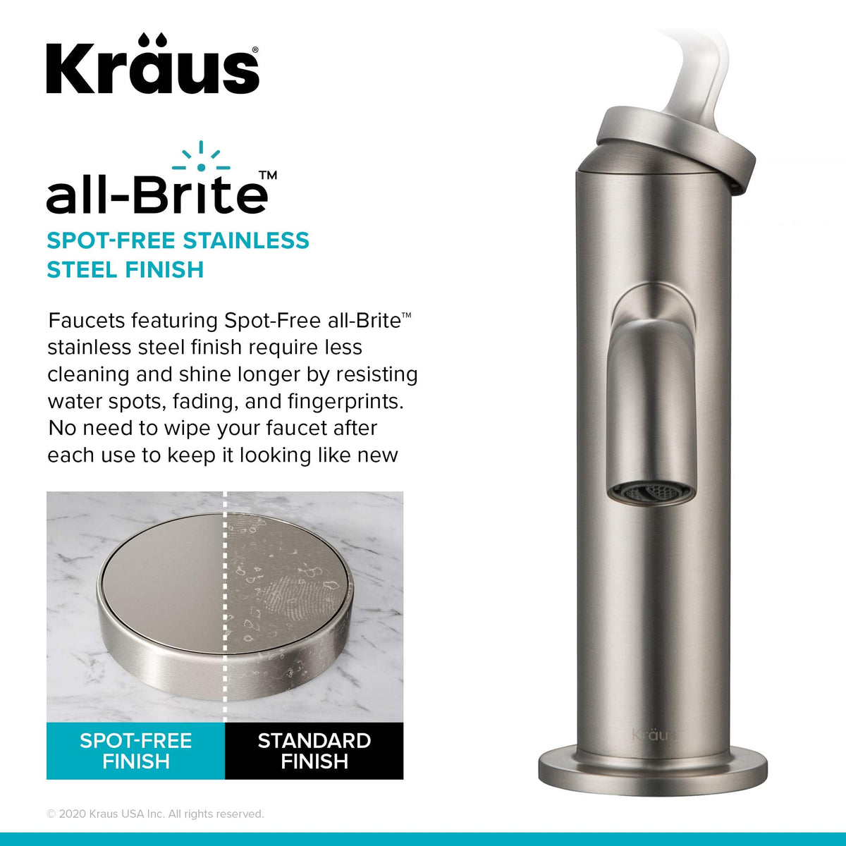 KRAUS Ramus Single Handle Vessel Sink Bathroom Faucet with Pop-Up Drain in Brushed Gold, KVF-1220BG