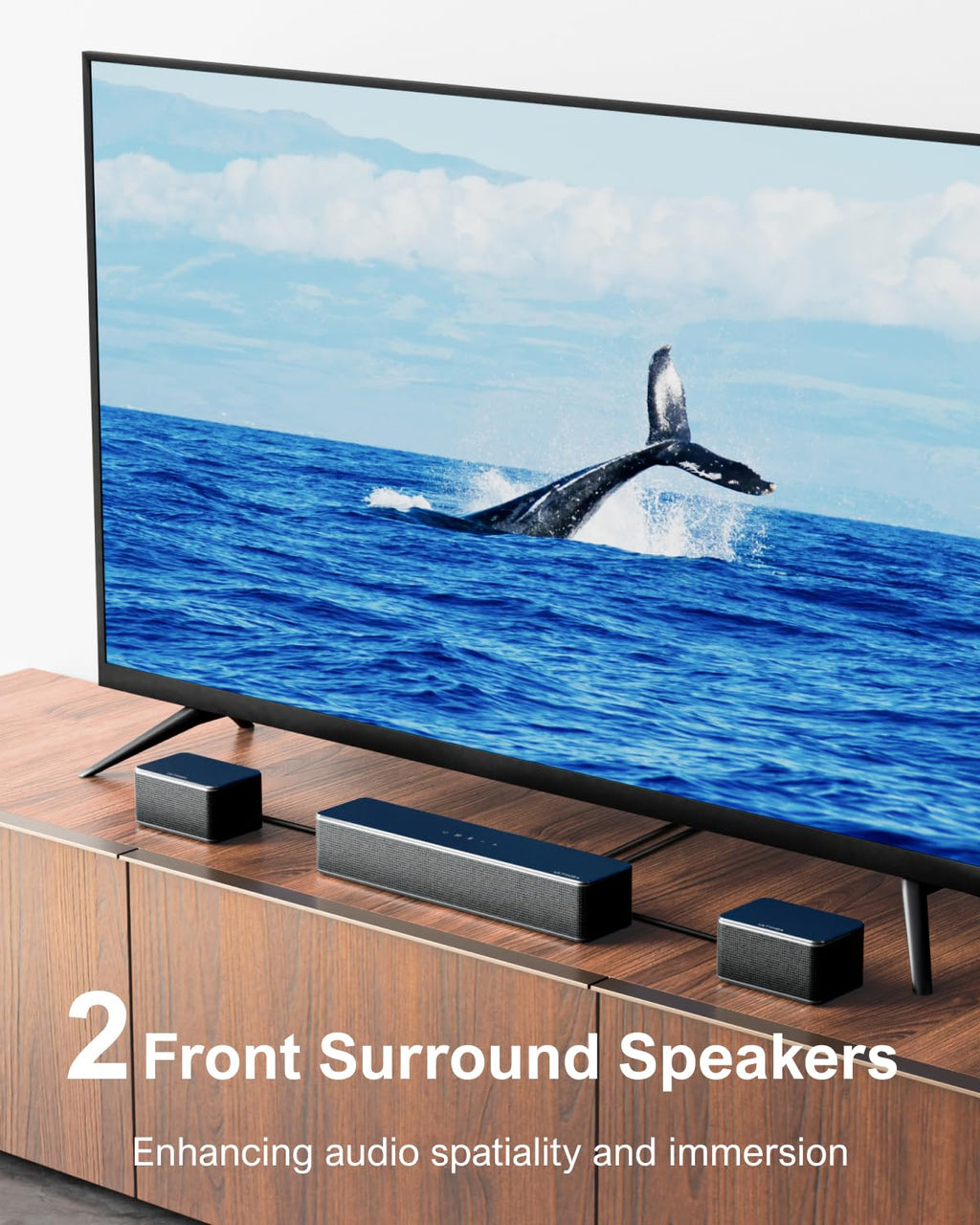 ULTIMEA 5.1 Sound Bar for Smart TV w/Subwoofer, Virtual Surround Sound