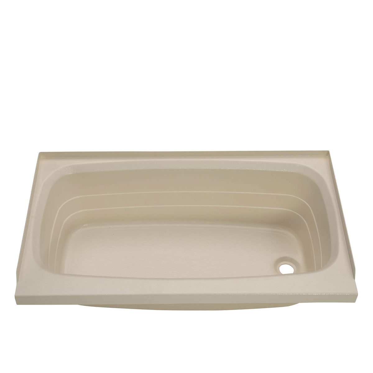 Lippert Replacement 24" x 40" White Bathtub with Right Drain, Scratch-Resistant ABS Acrylic for RVs, Travel Trailers, 5th Wheels, Motorhomes - W2440RHSPK