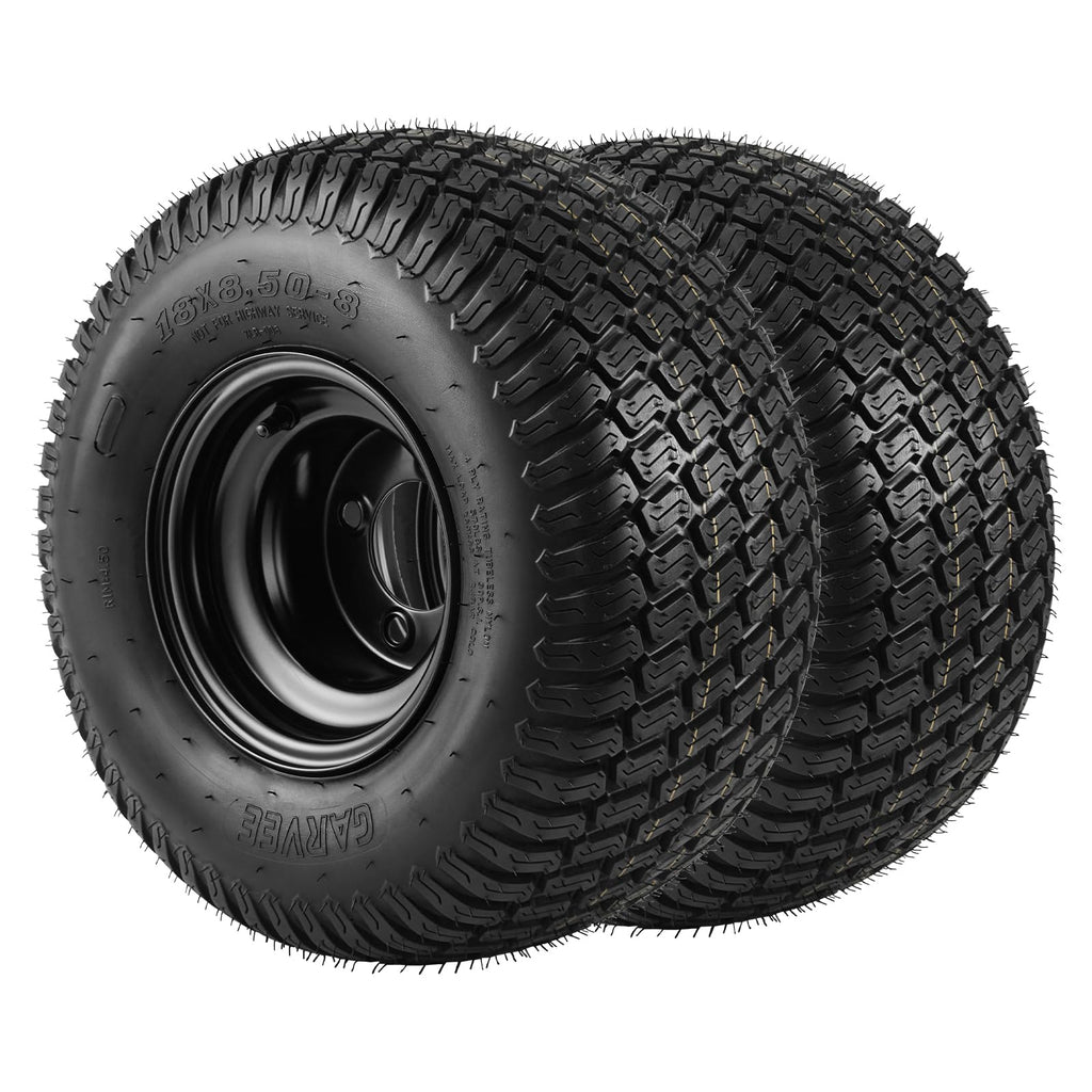 PioneerWorks 2Packs 20x10-8 Lawn Mower Tires and rim