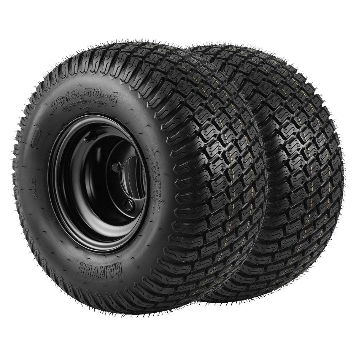 PioneerWorks 2Packs 20x10-8 Lawn Mower Tires and rim