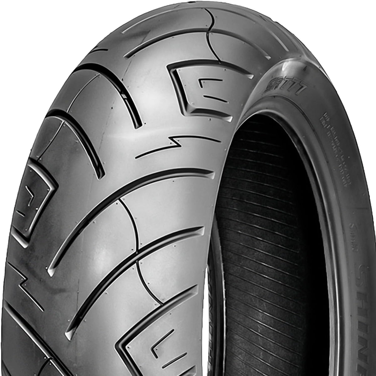 Shinko 87-4614 Black Wall SR777 & SR777 H.D. Tire