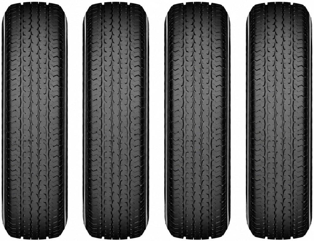 HORSESHOE LIPIZZAN 4 New ST225/75R15 12PR ST-KING II Steel Belted Radial LRF Super Heavy Duty Premium Trailer Tires w/Featured Rim-Guard-Wall 120/115M 81mph BSW 225 7515 A/T A/S (4, ST 225/75R15 12PR)