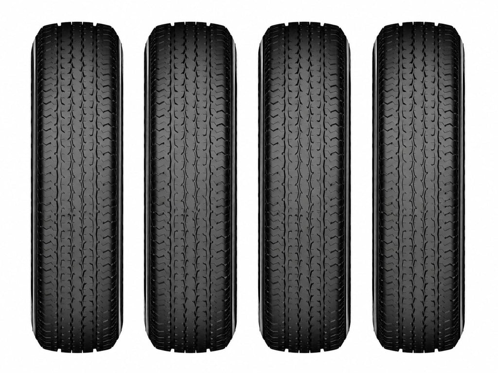 HORSESHOE LIPIZZAN 4 New ST225/75R15 12PR ST-KING II Steel Belted Radial LRF Super Heavy Duty Premium Trailer Tires w/Featured Rim-Guard-Wall 120/115M 81mph BSW 225 7515 A/T A/S (4, ST 225/75R15 12PR)